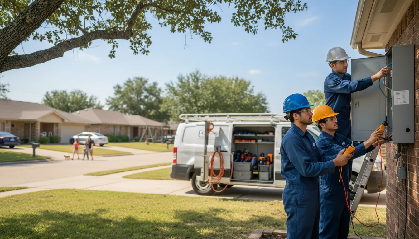 Certified electrician providing emergency electrical services in Medina, TN